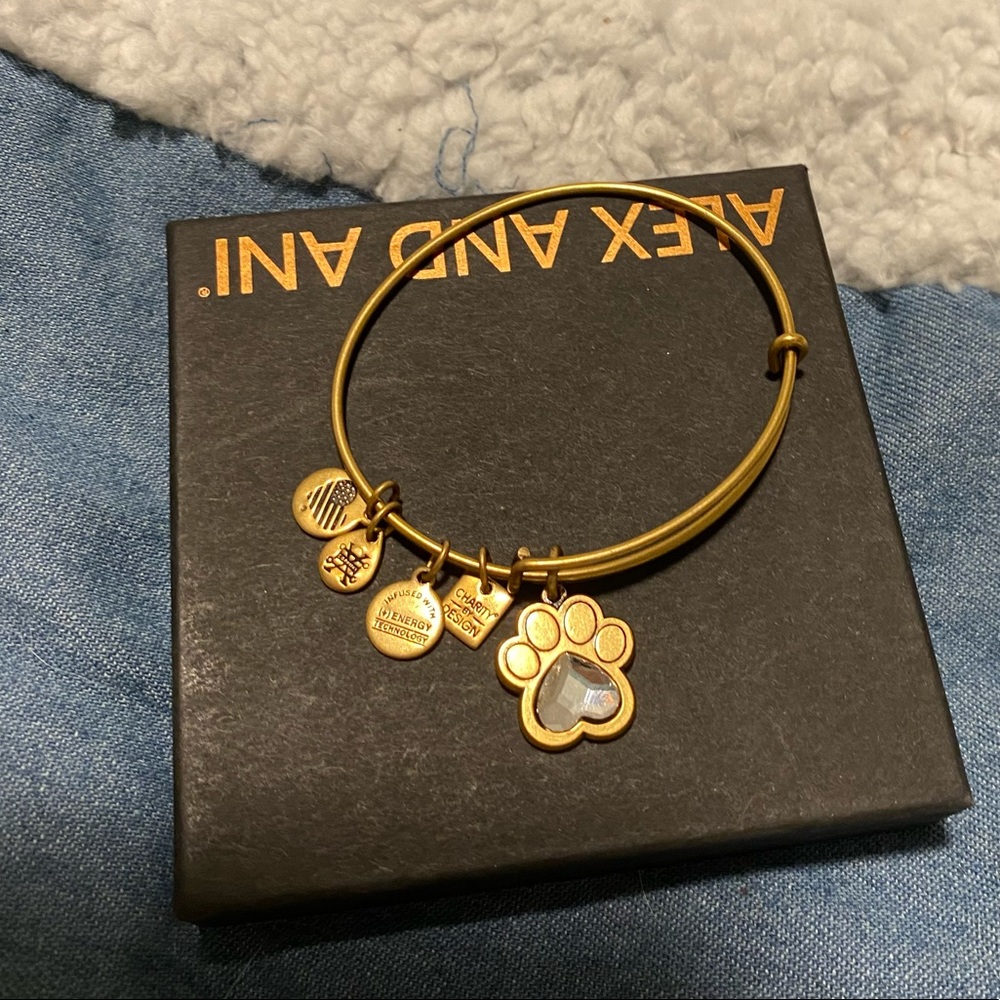 alex and ani prints of love bracelet never worn!!